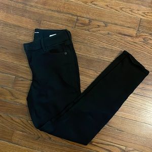 Lightweight Black Medium-Rise Skinny Jeans